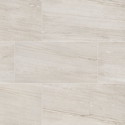 MALAHARI WHITE 24X48 LAPATO 3D Floor or Wall Tile, Mosaic, Bullnose - Shop at Home Craft Studio - 1