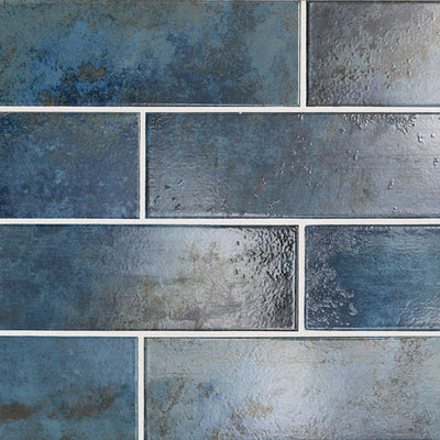 MARZA COBALT 4X12 GLOSSY Backsplash & Wall Tile - Shop at Home Craft Studio - 1