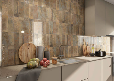 MARZA RUST 4X12 GLOSSY Wall Tile - Shop at Home Craft Studio - 4