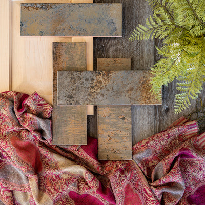 MARZA RUST 4X12 GLOSSY Wall Tile - Shop at Home Craft Studio - 9