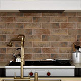 MARZA RUST 4X12 GLOSSY Wall Tile - Shop at Home Craft Studio - 12