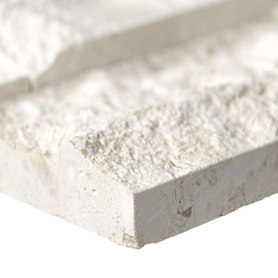 MAYRA WHITE LIMESTONE CORNER 9X18 Stacked Stone Panels - Shop at Home Craft Studio - 4