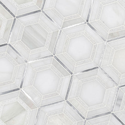 MEDICI SILVER PATTERN Mosaic, Wall Tile - Shop at Home Craft Studio - 2