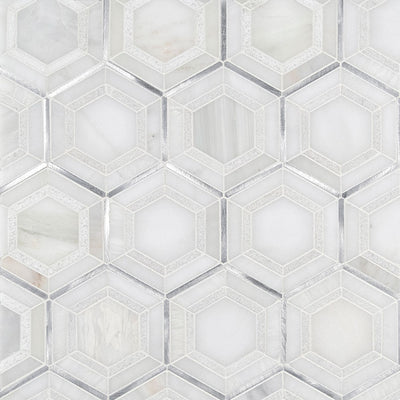 MEDICI SILVER PATTERN Mosaic, Wall Tile - Shop at Home Craft Studio - 3