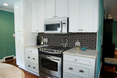 METALLIC GRAY BEVEL SUBWAY Wall Tile - Shop at Home Craft Studio - 5