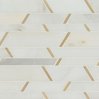 METRO GOLD PATTERN Mosaic, Floor or Wall Tile, Wall Tile - Shop at Home Craft Studio - 1