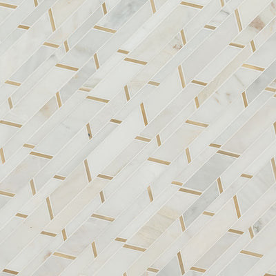 METRO GOLD PATTERN Mosaic, Floor or Wall Tile, Wall Tile - Shop at Home Craft Studio - 2