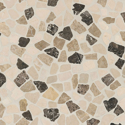 MIX MARBLE PEBBLES MESH BACKED Mosaic - Shop at Home Craft Studio - 4