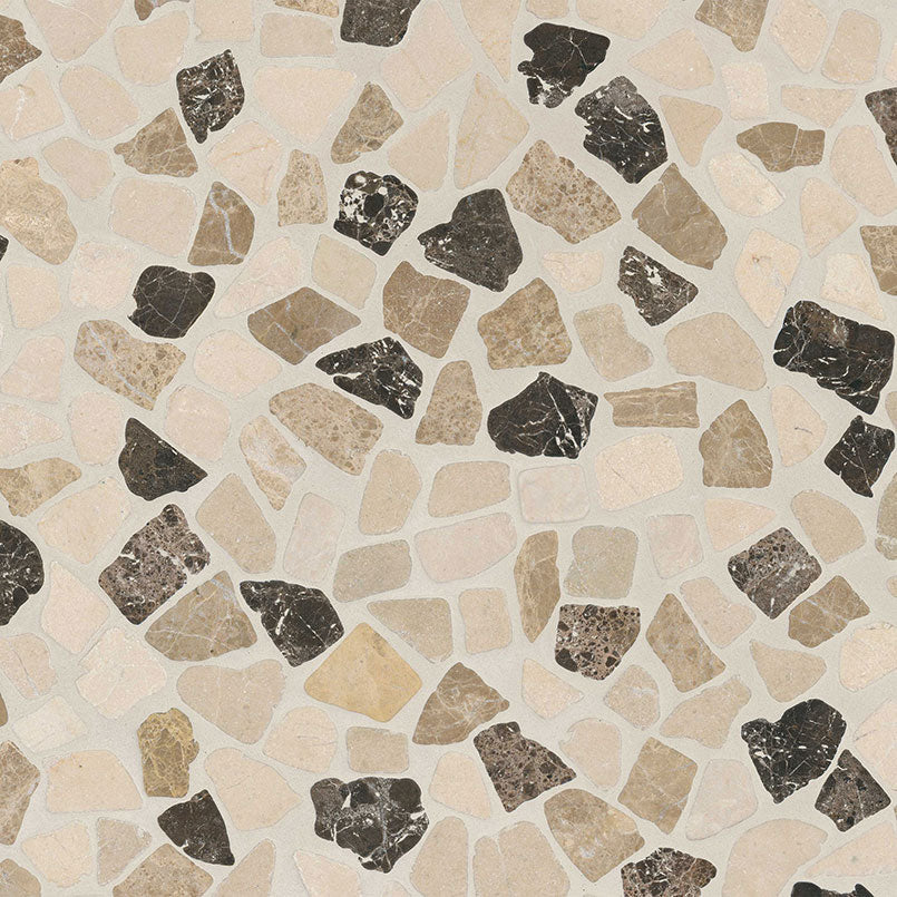 MIX MARBLE PEBBLES MESH BACKED Mosaic - Shop at Home Craft Studio - 4