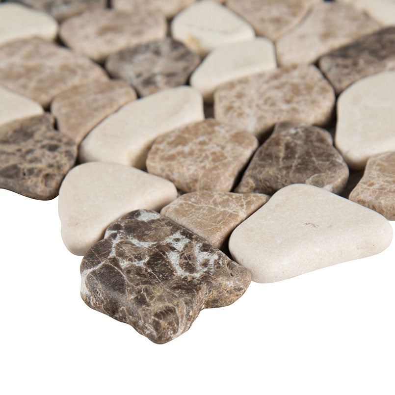 MIX MARBLE PEBBLES MESH BACKED Mosaic - Shop at Home Craft Studio - 5