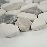 MIX MARBLE PEBBLES MESH BACKED Mosaic - Shop at Home Craft Studio - 6