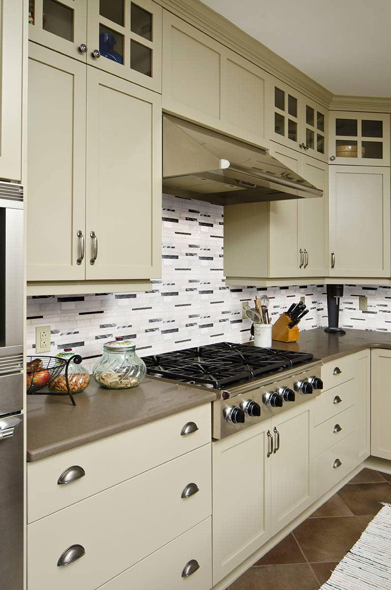 MODERNO BLANCO INTERLOCKING Mosaic, Floor or Wall Tile - Shop at Home Craft Studio - 5
