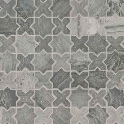 MONTAGUE BLUE OAK PAT POL Floor or Wall Tile, Mosaic - Shop at Home Craft Studio - 1