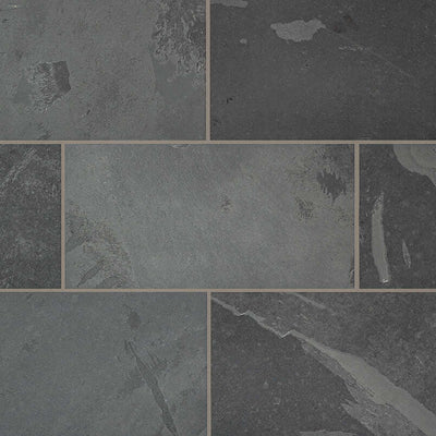 MONTAUK BLACK 12X24 Slate Tile - Shop at Home Craft Studio - 1