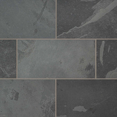 MONTAUK BLACK 18X36 Slate Tile - Shop at Home Craft Studio - 1