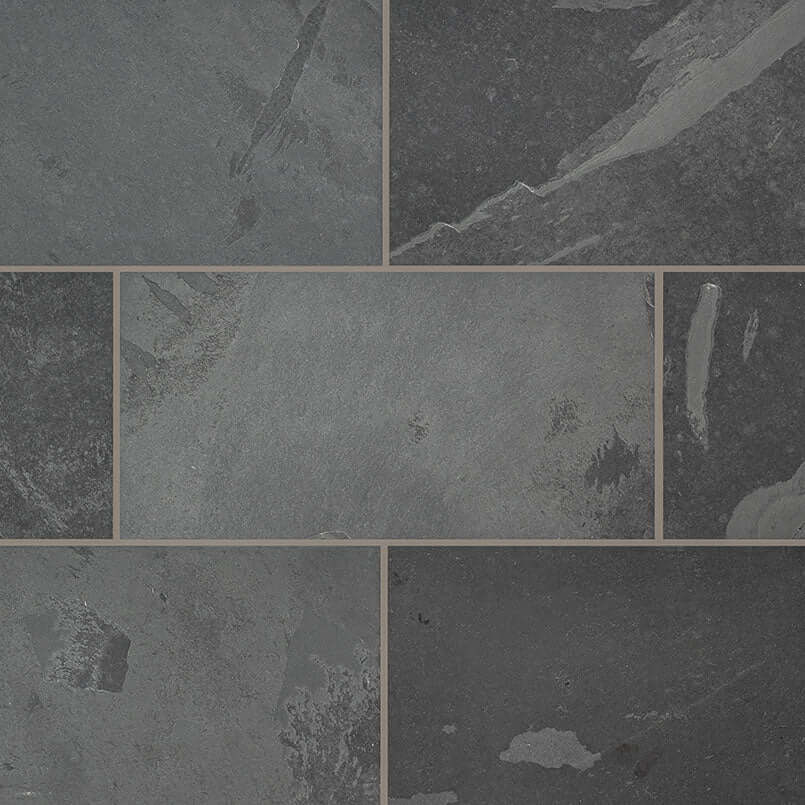 MONTAUK BLACK 18X36 Slate Tile - Shop at Home Craft Studio - 1