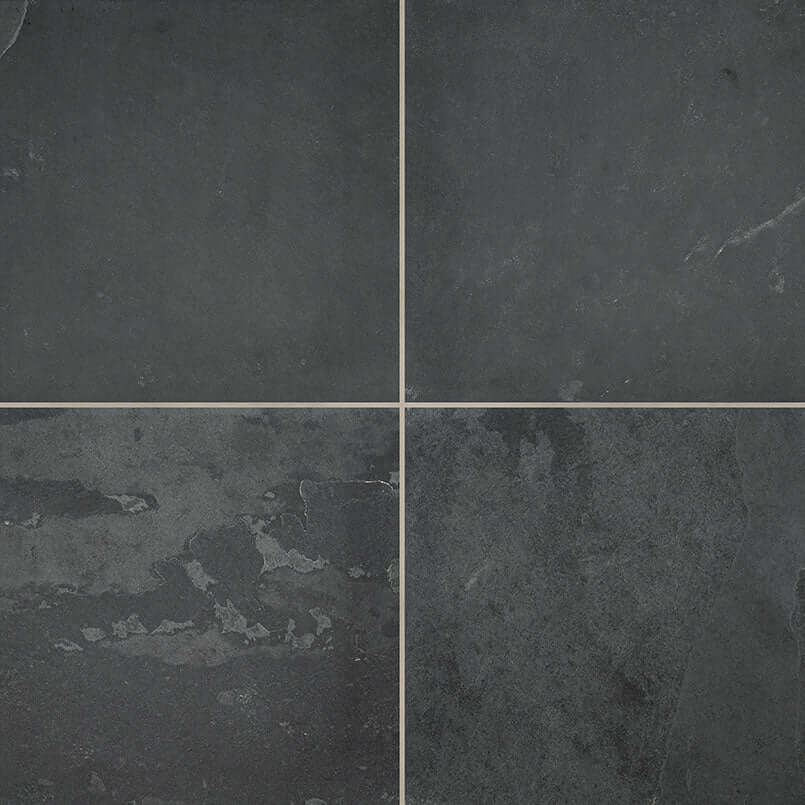 MONTAUK BLACK 24X24 Slate Tile - Shop at Home Craft Studio - 1