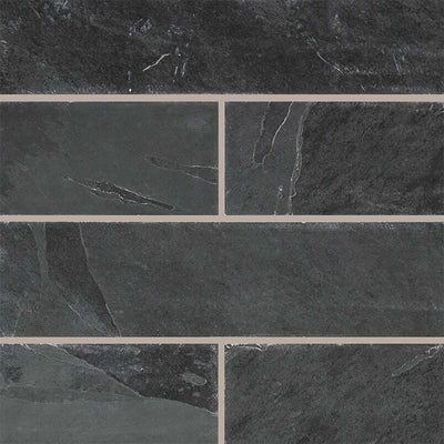 MONTAUK BLACK 6X24 Slate Tile - Shop at Home Craft Studio - 1