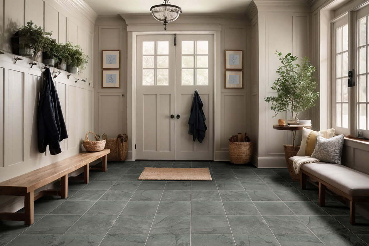 MONTAUK BLUE 12X12 Slate Tile - Shop at Home Craft Studio - 4