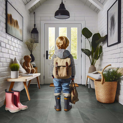 MONTAUK BLUE ASHLER VERSAILLES PATTERN Slate Tile - Shop at Home Craft Studio - 9