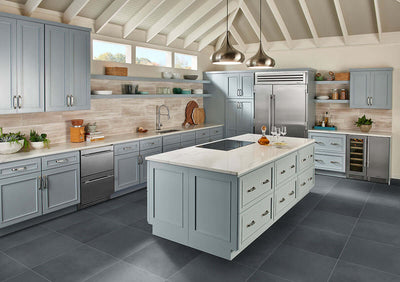 MONTAUK BLUE ASHLER VERSAILLES PATTERN Slate Tile - Shop at Home Craft Studio - 13