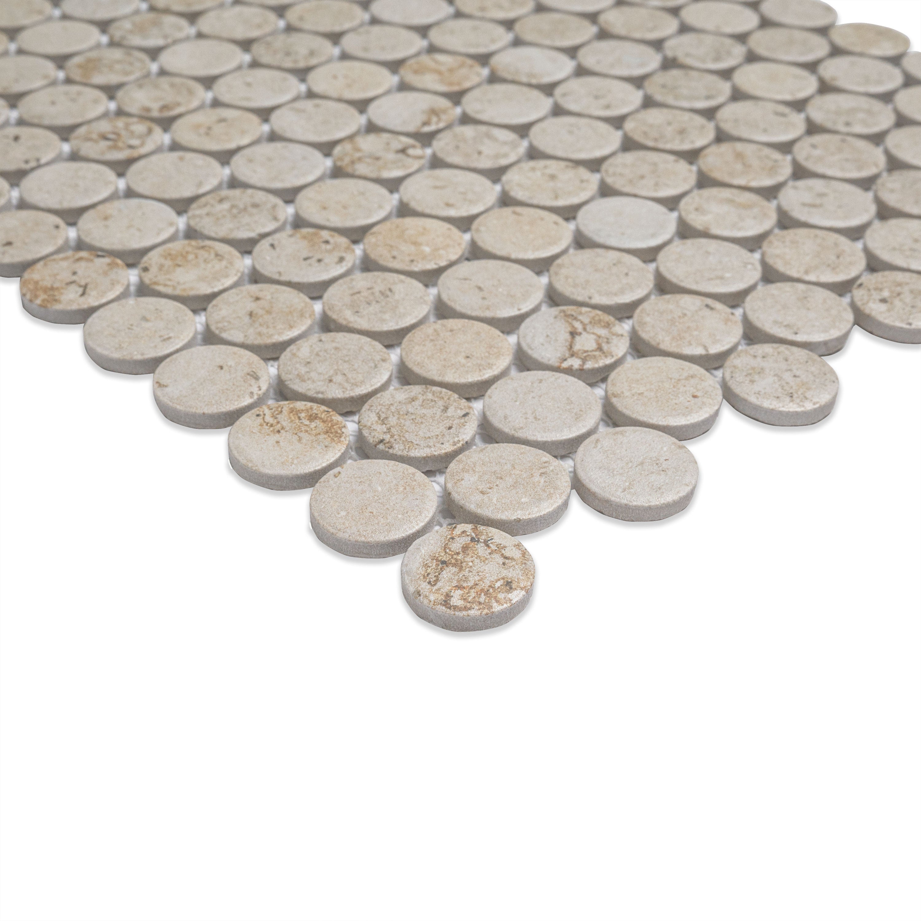 MYRTLE SANDS ROUND MATTE 6MM Floor or Wall Tile - Shop at Home Craft Studio - 4