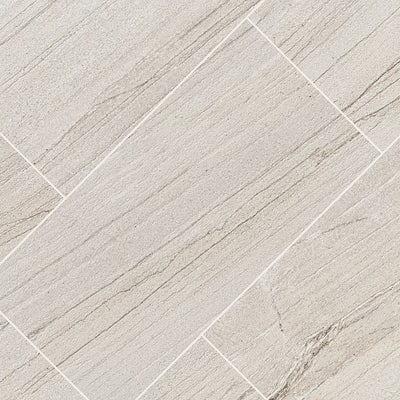 Malahari White 24X48 Lapato 3D Floor or Wall Tile, Mosaic, Bullnose - Shop at Home Craft Studio - 2