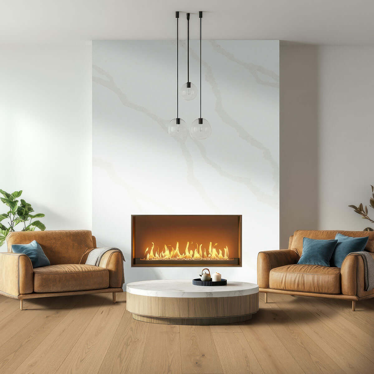 McCarran Adriel Oak Engineered Hardwood Flooring - Shop at Home Craft Studio - 9