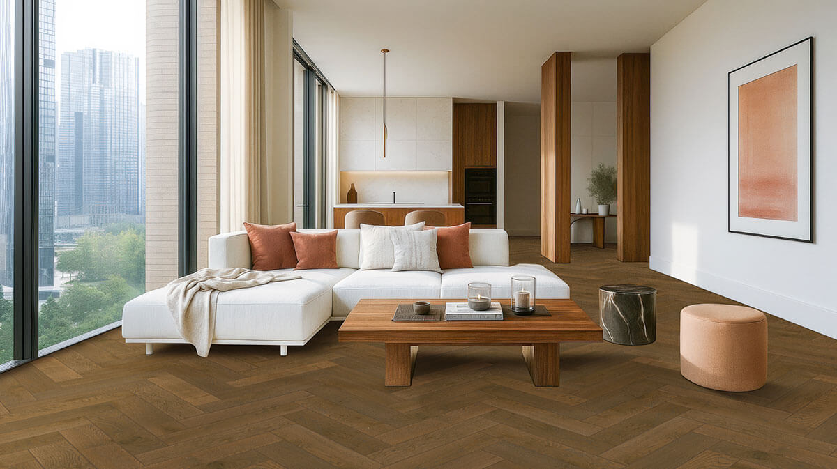 McCarran Herringbone Wayland Flooring - Shop at Home Craft Studio - 10