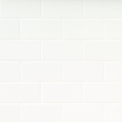 Metro White 2X8 Single Bullnose Glossy Wall Tile - Shop at Home Craft Studio - 11