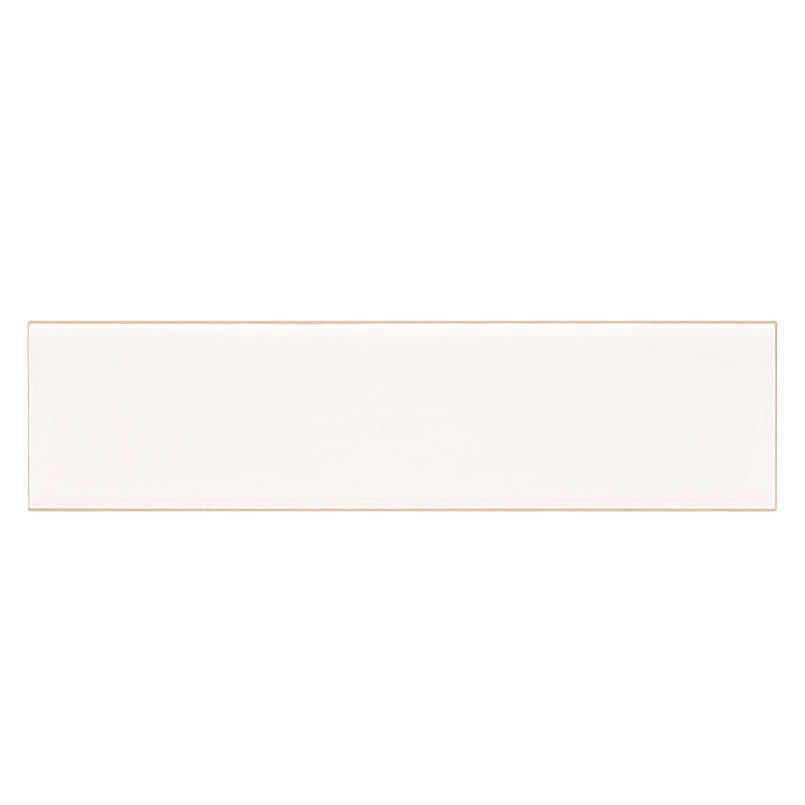 Metro White 2X8 Single Bullnose Glossy Wall Tile - Shop at Home Craft Studio - 1