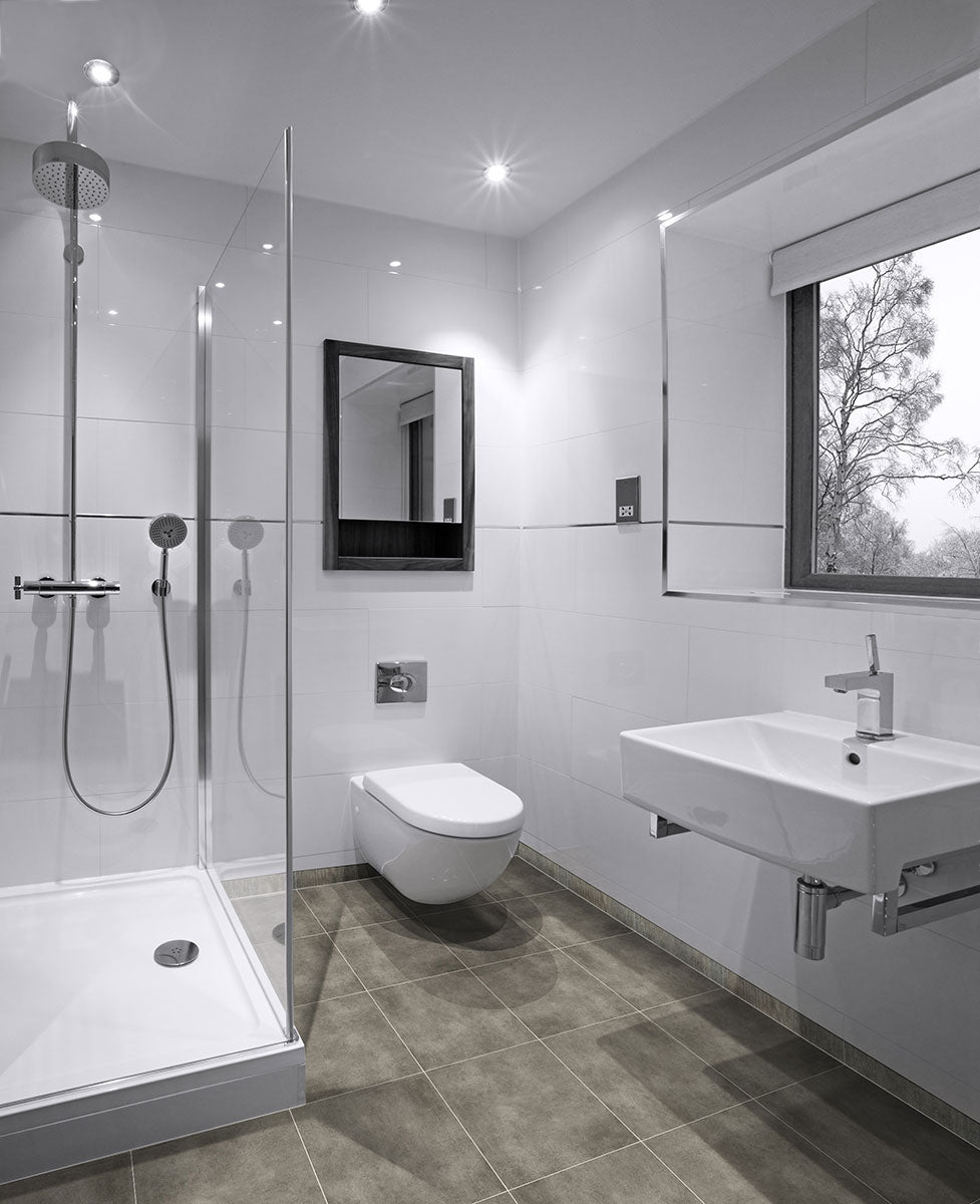 Metropolis Gray 3X24 Bullnose Floor or Wall Tile, Bullnose, Finishing Pieces - Shop at Home Craft Studio - 3