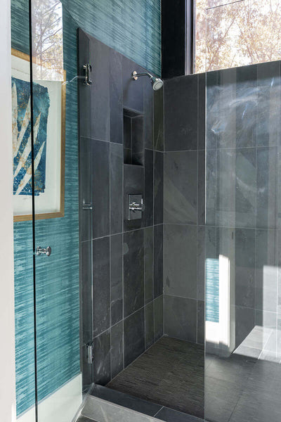 Montauk Black 12X12 Honed Slate Tile - Shop at Home Craft Studio - 27