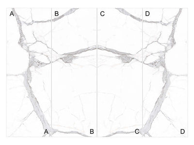 Montblanc Statuario 31.5X94.5 9 MM Pol Floor or Wall Tile - Shop at Home Craft Studio - 3