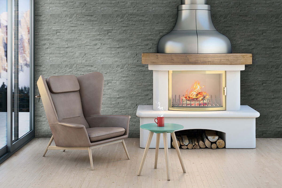 Mountain Bluestone Corner Stacked Stone Panels - Shop at Home Craft Studio - 3