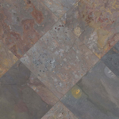 Multi Classic 12X24 Slate Tile - Shop at Home Craft Studio - 2