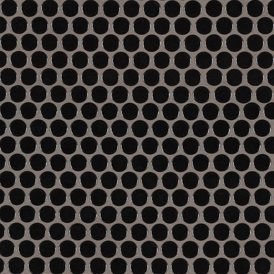 NERO PENNY ROUND GLOSSY Mosaic, Wall Tile - Shop at Home Craft Studio - 1