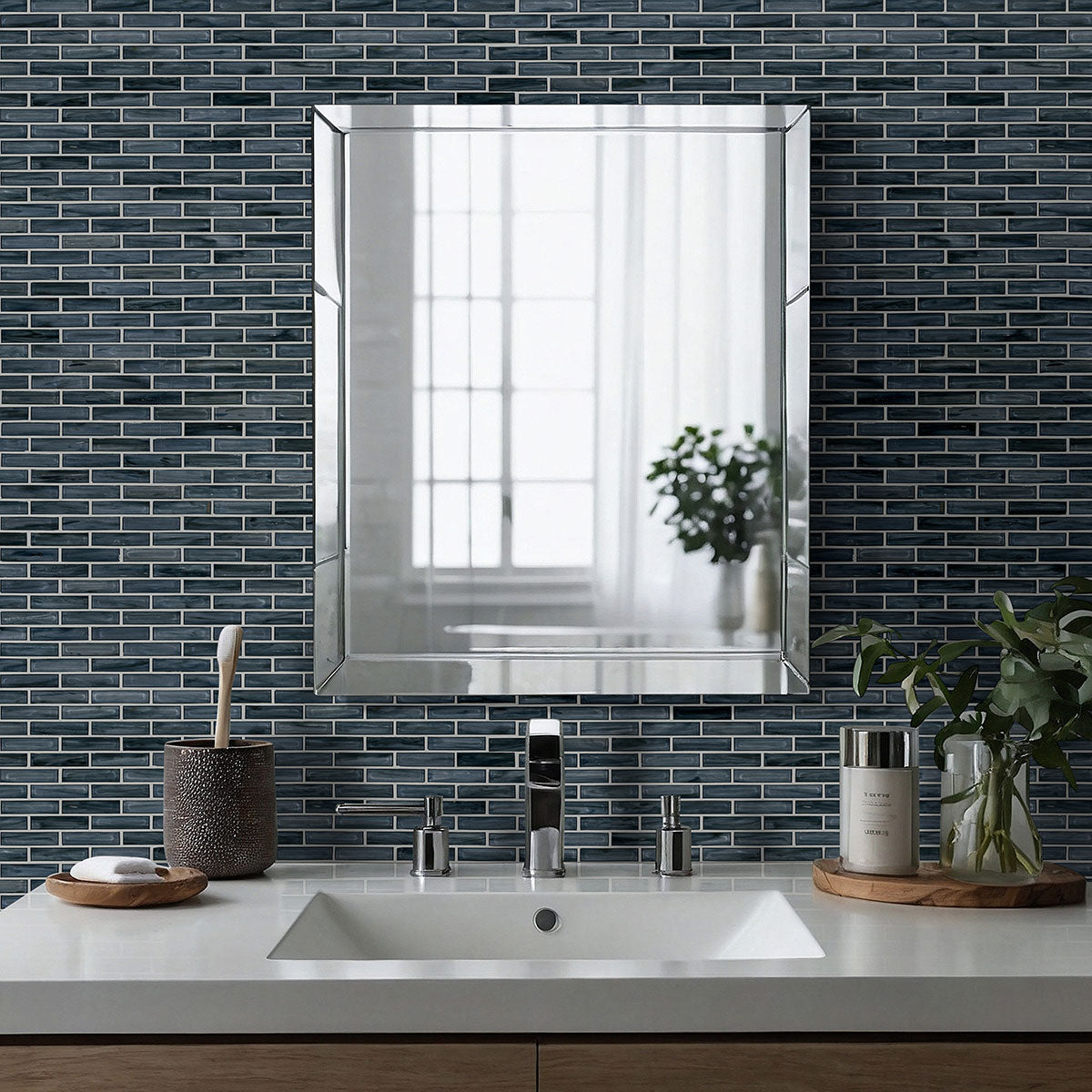 OASIS BLAST 1X4 Glass Tile - Shop at Home Craft Studio - 4