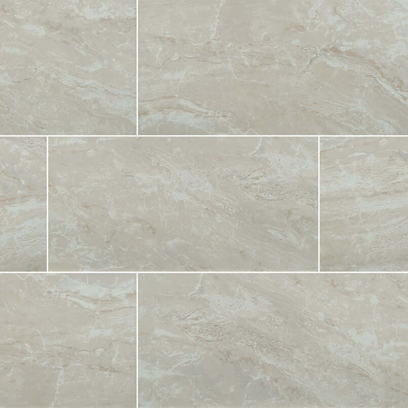 ONYX IVORY 12X24 POLISHED Floor or Wall Tile - Shop at Home Craft Studio - 1