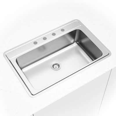 OVERMOUNT SINGLE BOWL 33X22 Kitchen Sinks - Shop at Home Craft Studio - 1