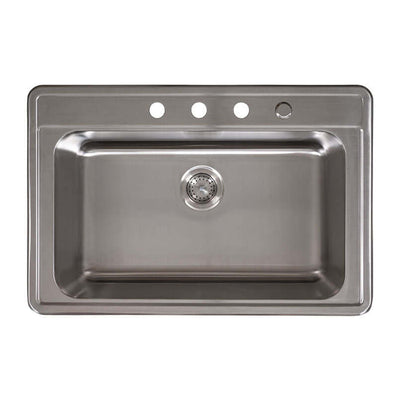 OVERMOUNT SINGLE BOWL 33X22 Kitchen Sinks - Shop at Home Craft Studio - 2