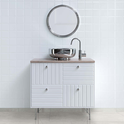 OXIDE BLANC 12X24 Floor or Wall Tile - Shop at Home Craft Studio - 7