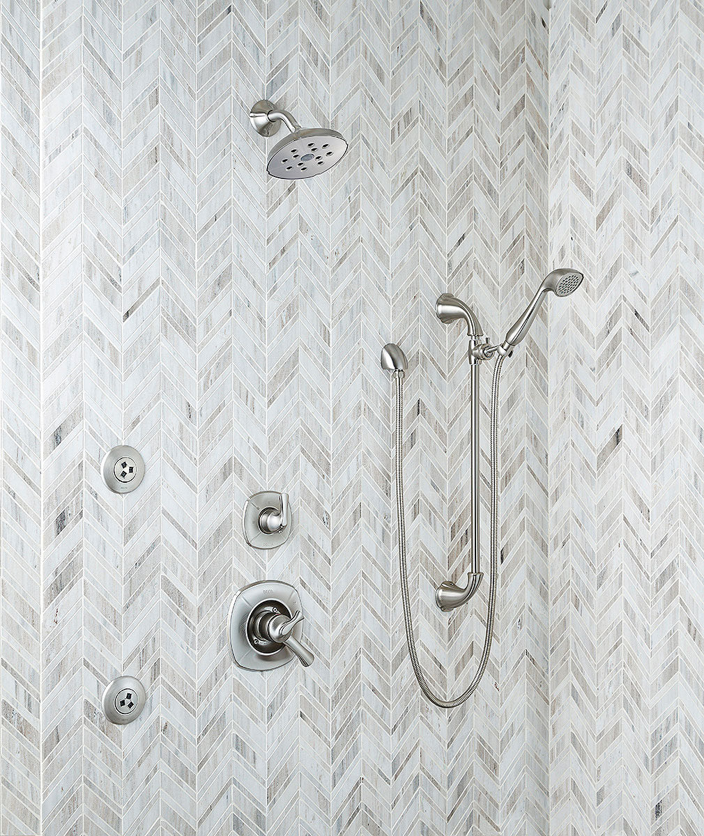 PALISANDRO CHEVRON Floor or Wall Tile, Mosaic - Shop at Home Craft Studio - 4