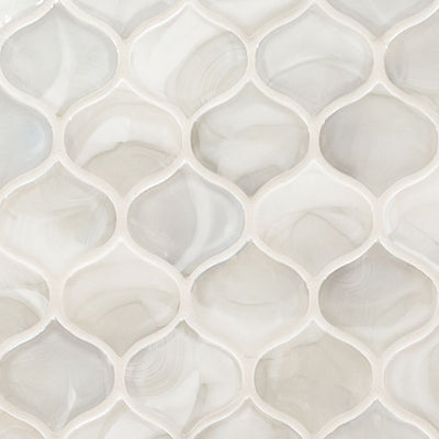 PEARLA ARABESQUE Glass Tile - Shop at Home Craft Studio - 1