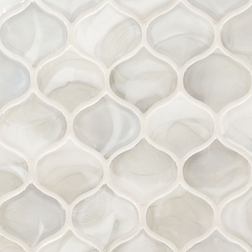 PEARLA ARABESQUE Glass Tile - Shop at Home Craft Studio - 1