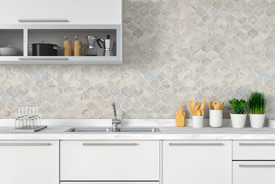 PEARLA ARABESQUE Glass Tile - Shop at Home Craft Studio - 4