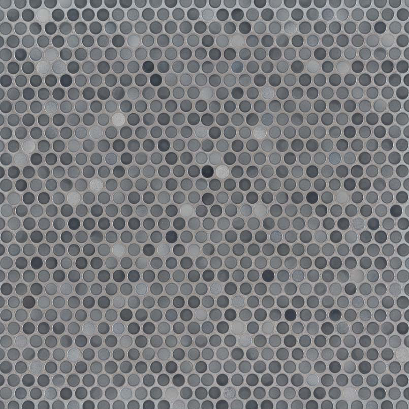 PENNY ROUND GRIGIO MIX Mosaic, Floor or Wall Tile - Shop at Home Craft Studio - 2