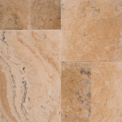 PHILADELPHIA VERSAILLES PATTERN Travertine Tile - Shop at Home Craft Studio - 5