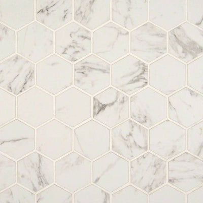 PIETRA CARRARA 2X2 HEXAGON MOSAIC Mosaic - Shop at Home Craft Studio - 1