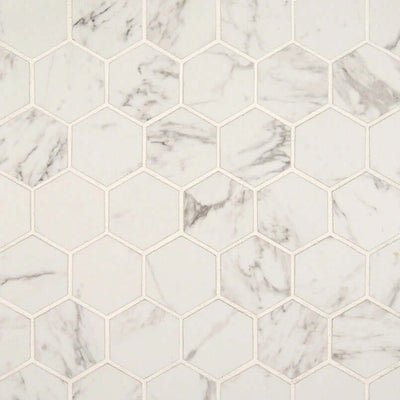 PIETRA CARRARA 2X2 HEXAGON MOSAIC Mosaic - Shop at Home Craft Studio - 3
